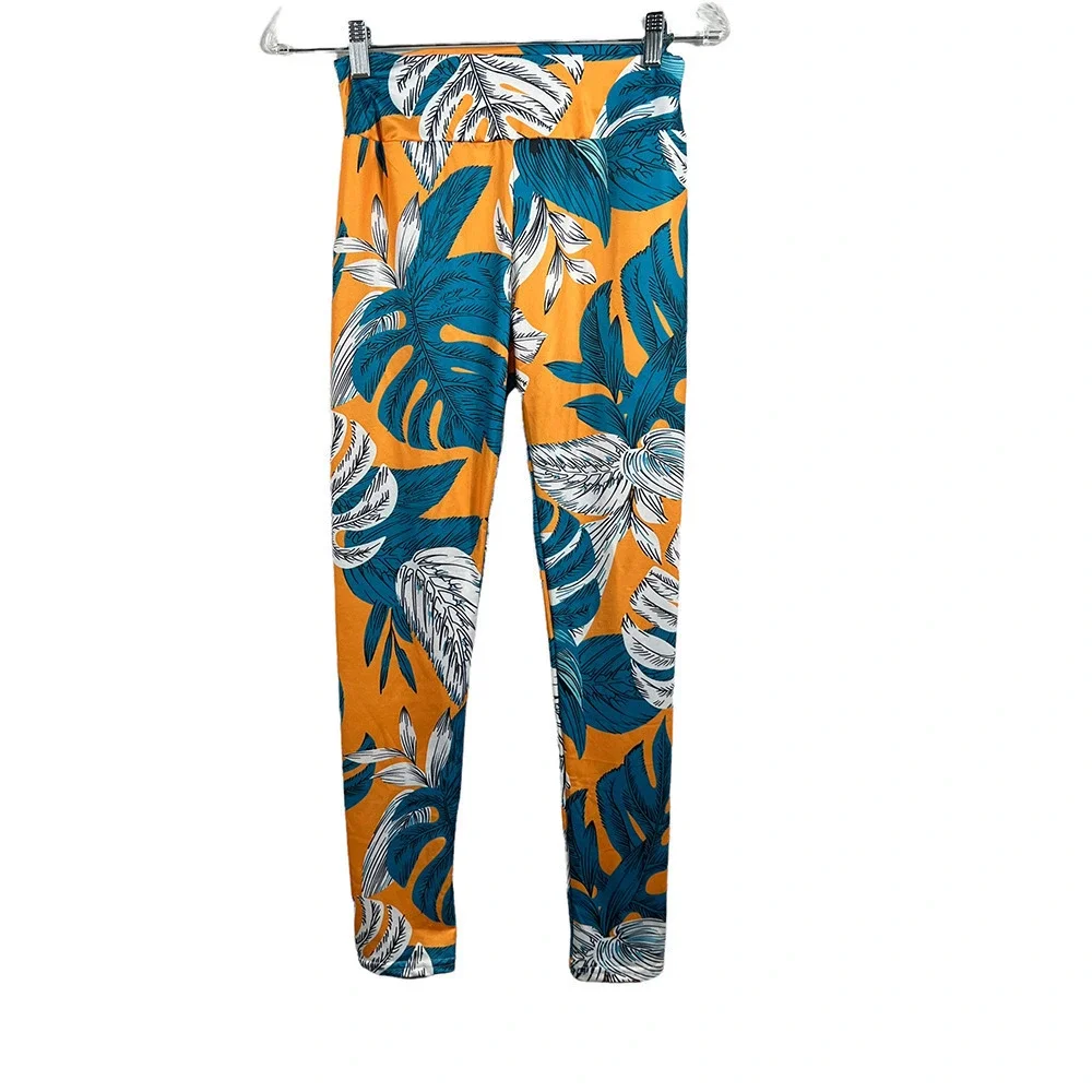 monstera Leggings Multicolor - Picture 1 of 6